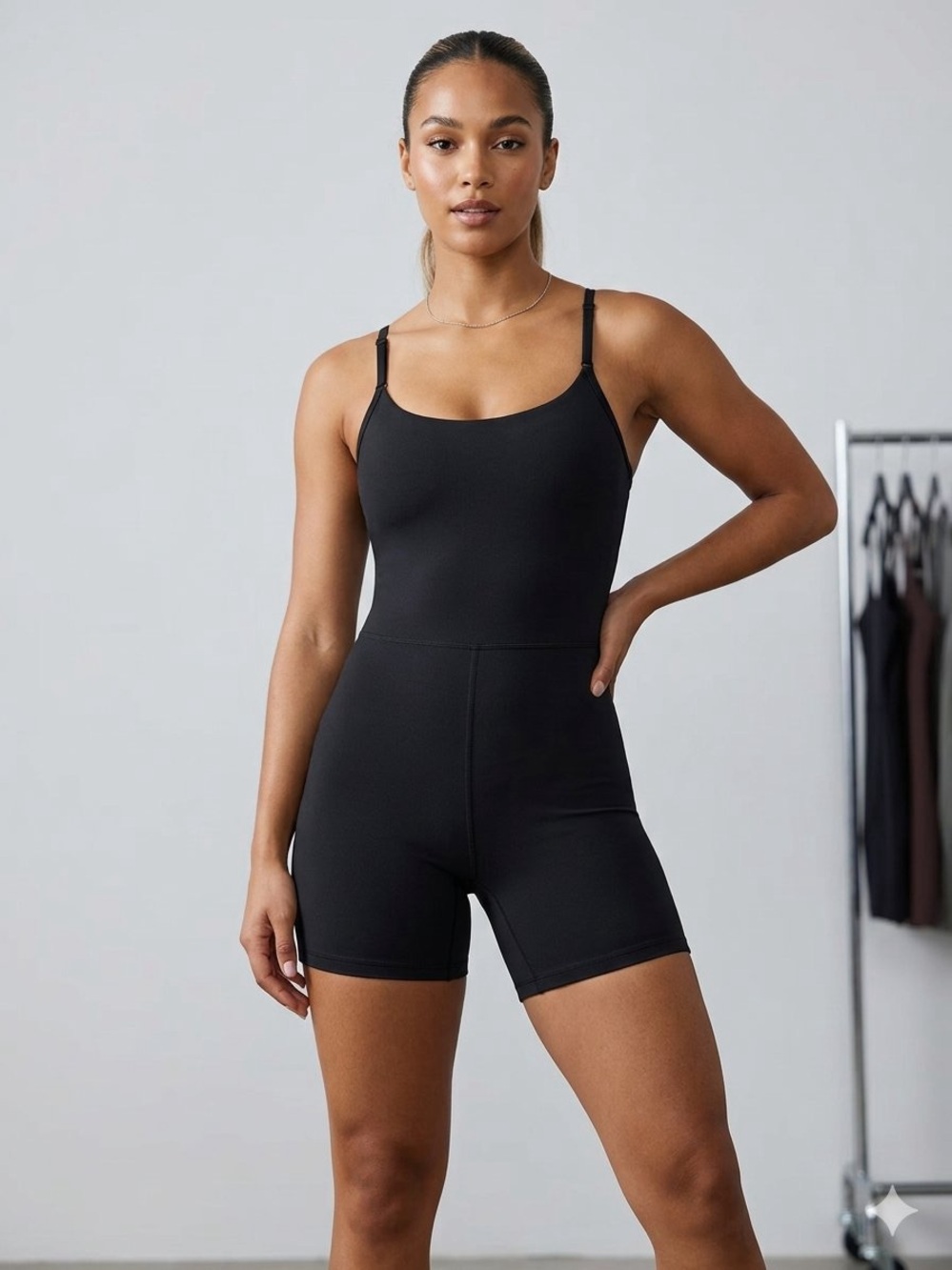 Everyday Black Shaping Romper - Women's Intimates